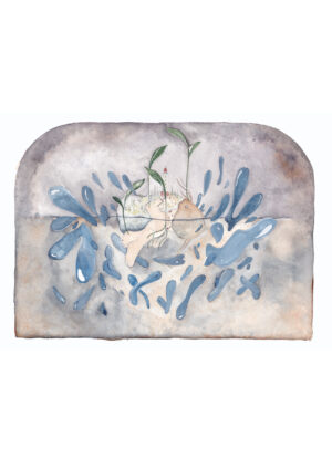 illustration instant suspendu