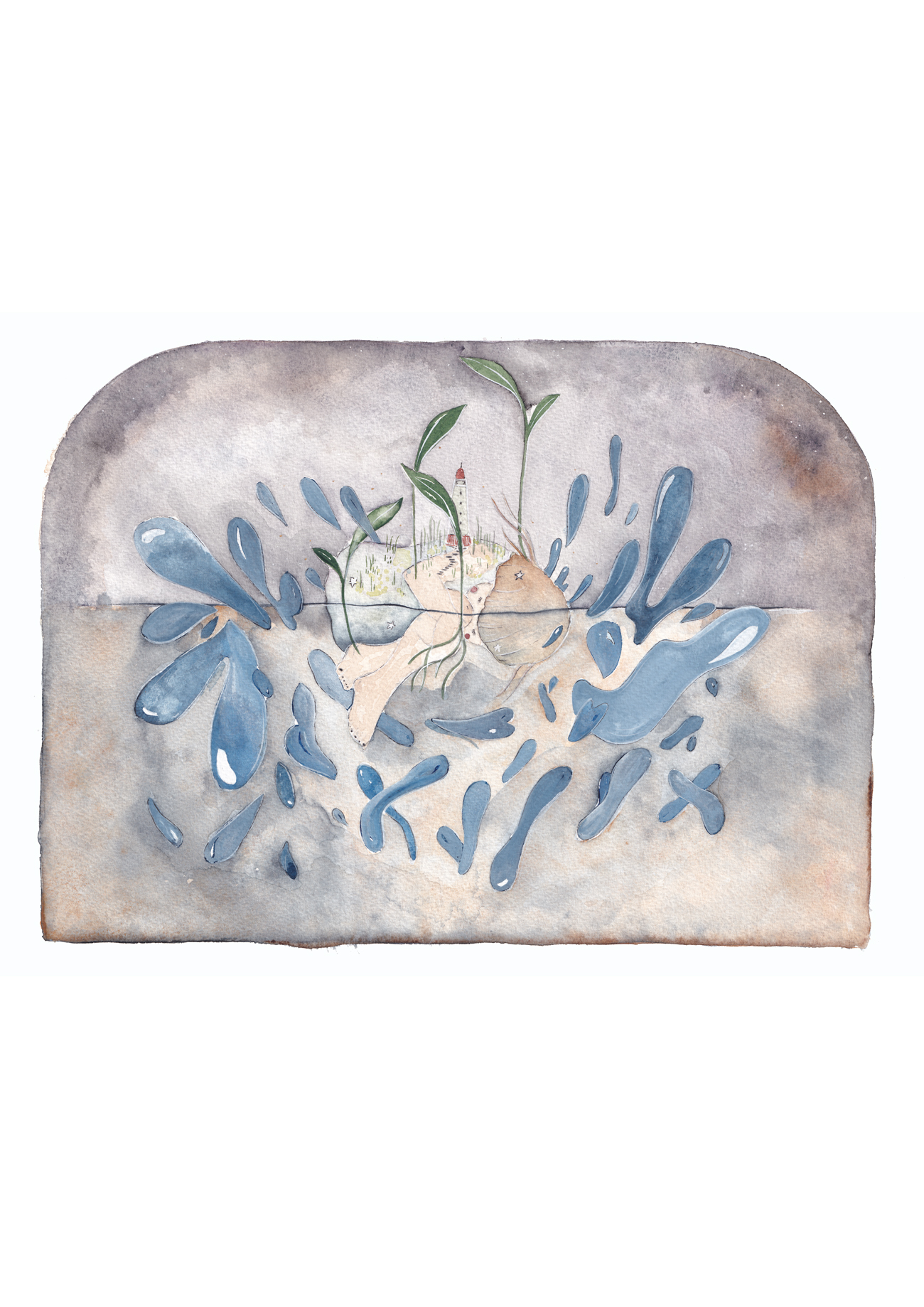 illustration instant suspendu