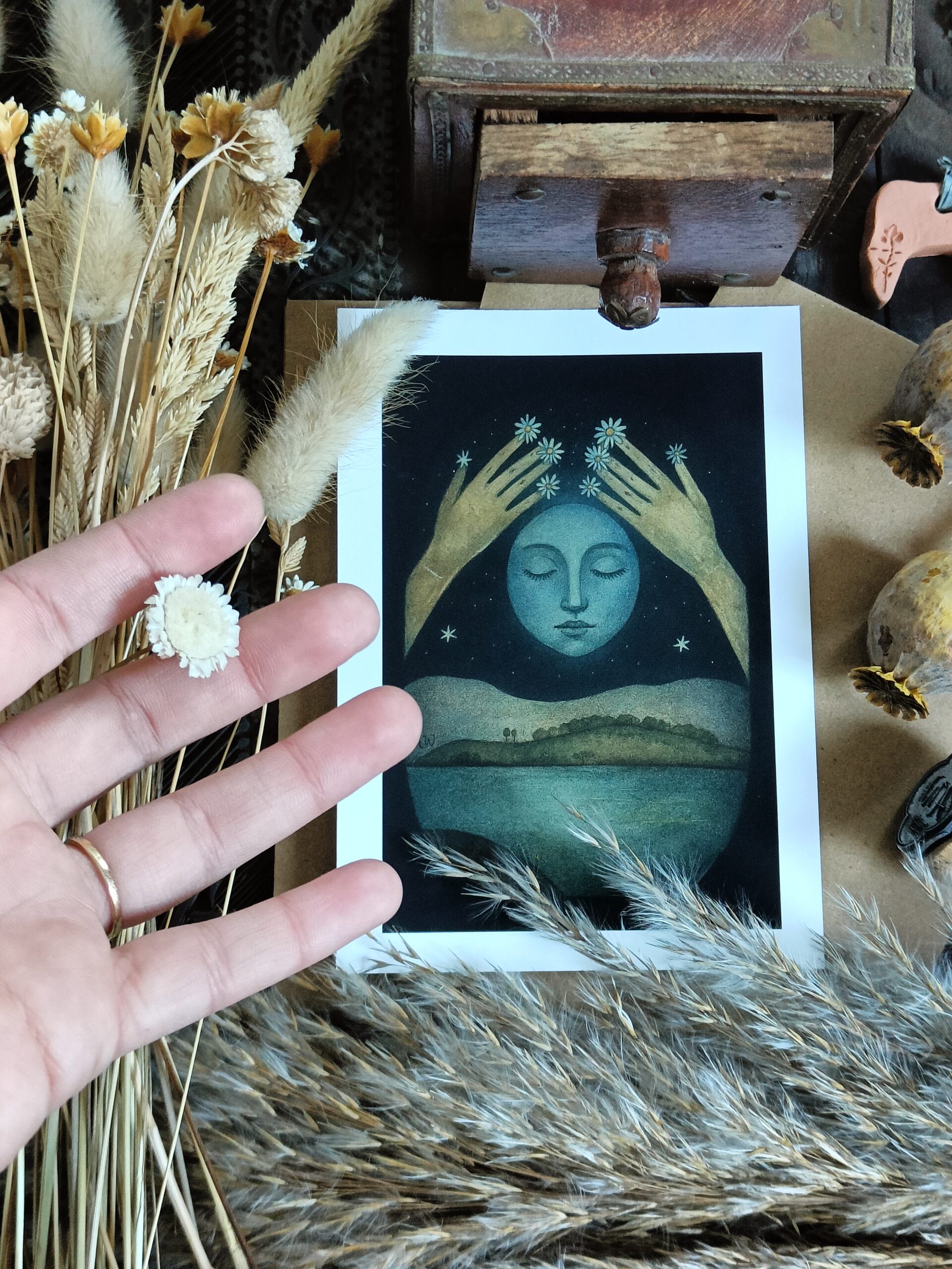 Les Petits soleils Ambre Watteau Talisman mantra carte