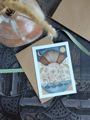 Floraison intérieur ambre watteau talisman mantra carte