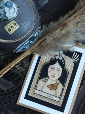 porte bonheur ambre watteau talisman mantra carte