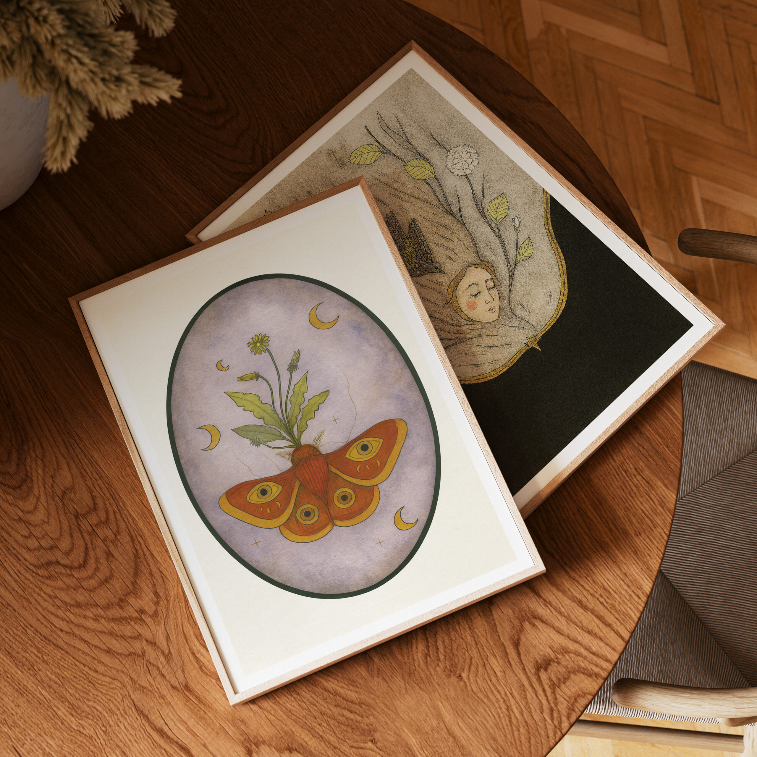 perception ailé ambre watteau talisman mantra carte