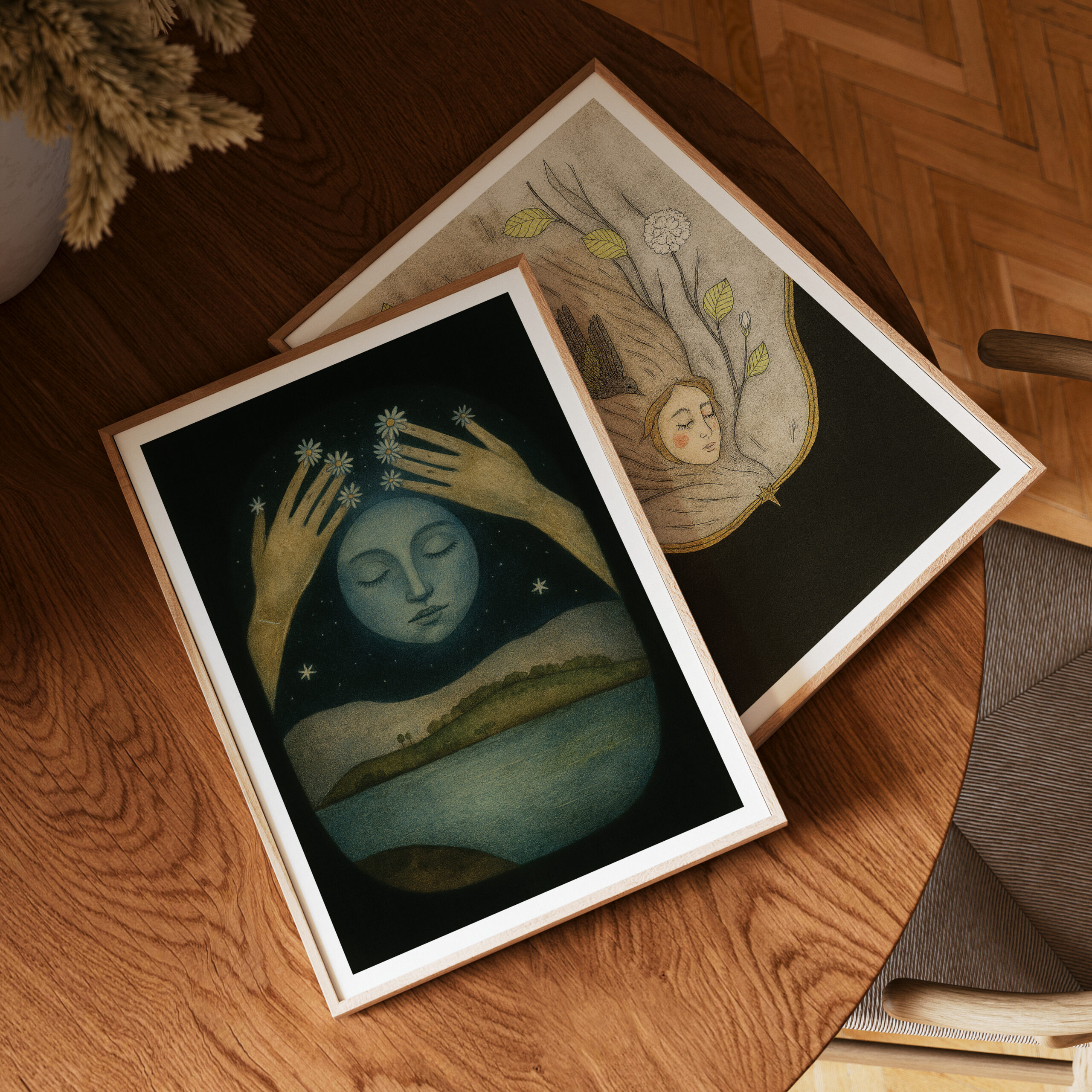 Les Petits soleils Ambre Watteau Talisman mantra carte