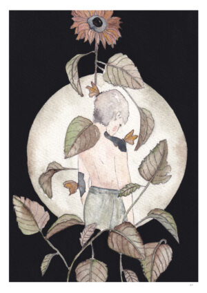 premiere mue tirage d'art ambre watteau