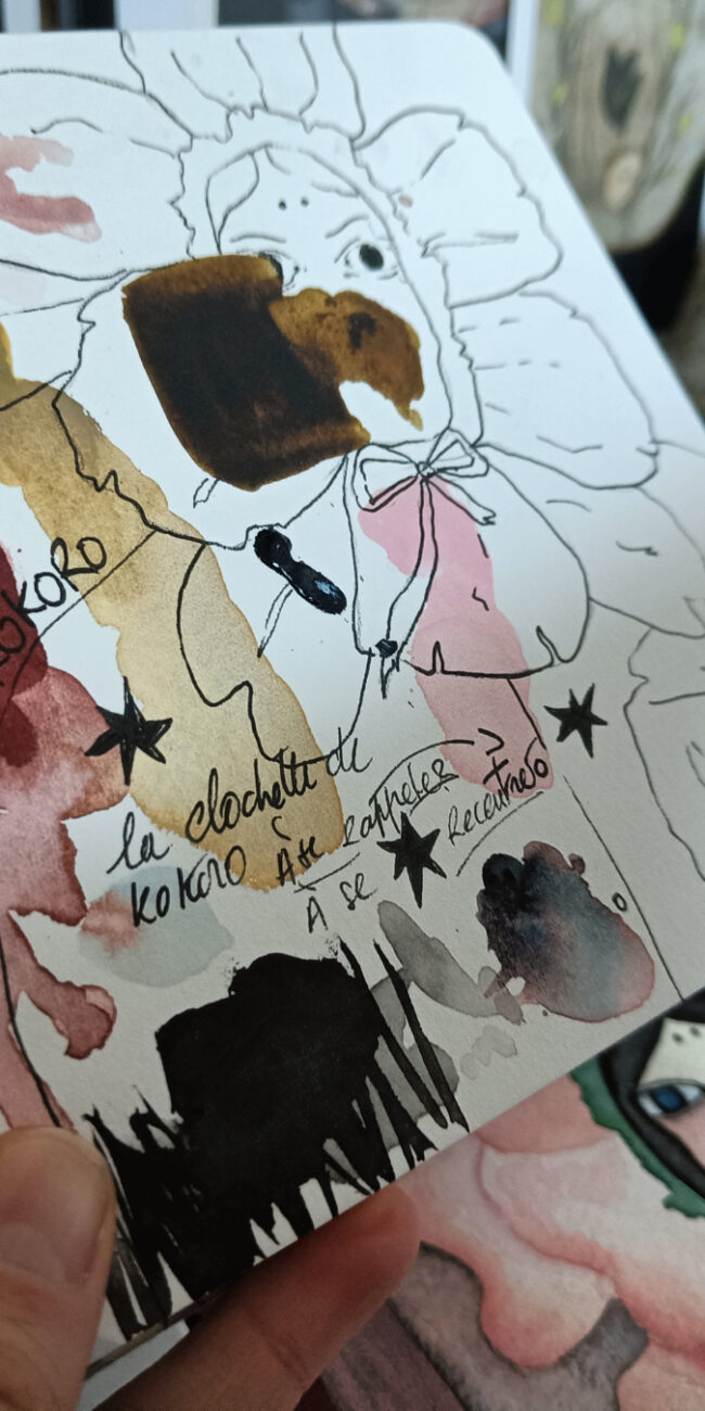 kokoro, illustration japonaise ambre watteau