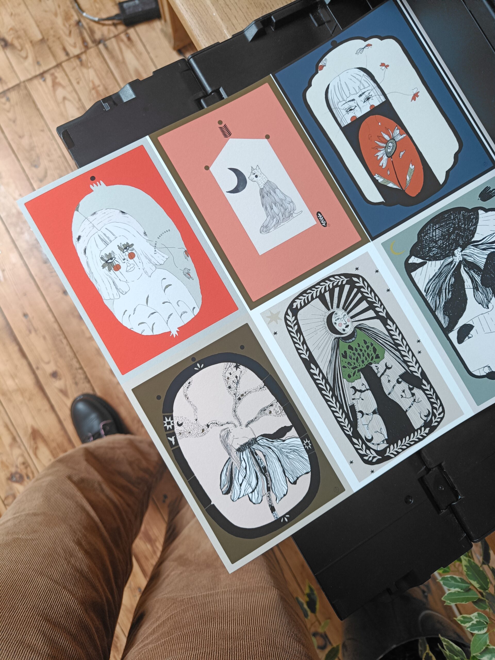 L’Enfant Sauvage Carte Messagère carte postale amour infini