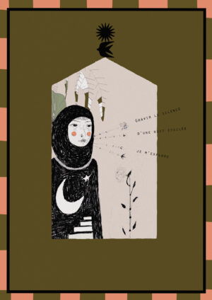 illustration le souffle carte postale messager du voyage intérieur ambre watteau