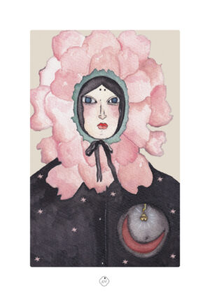 tirage d'arts kokoro edition limitée japonaise ambre watteau fleur