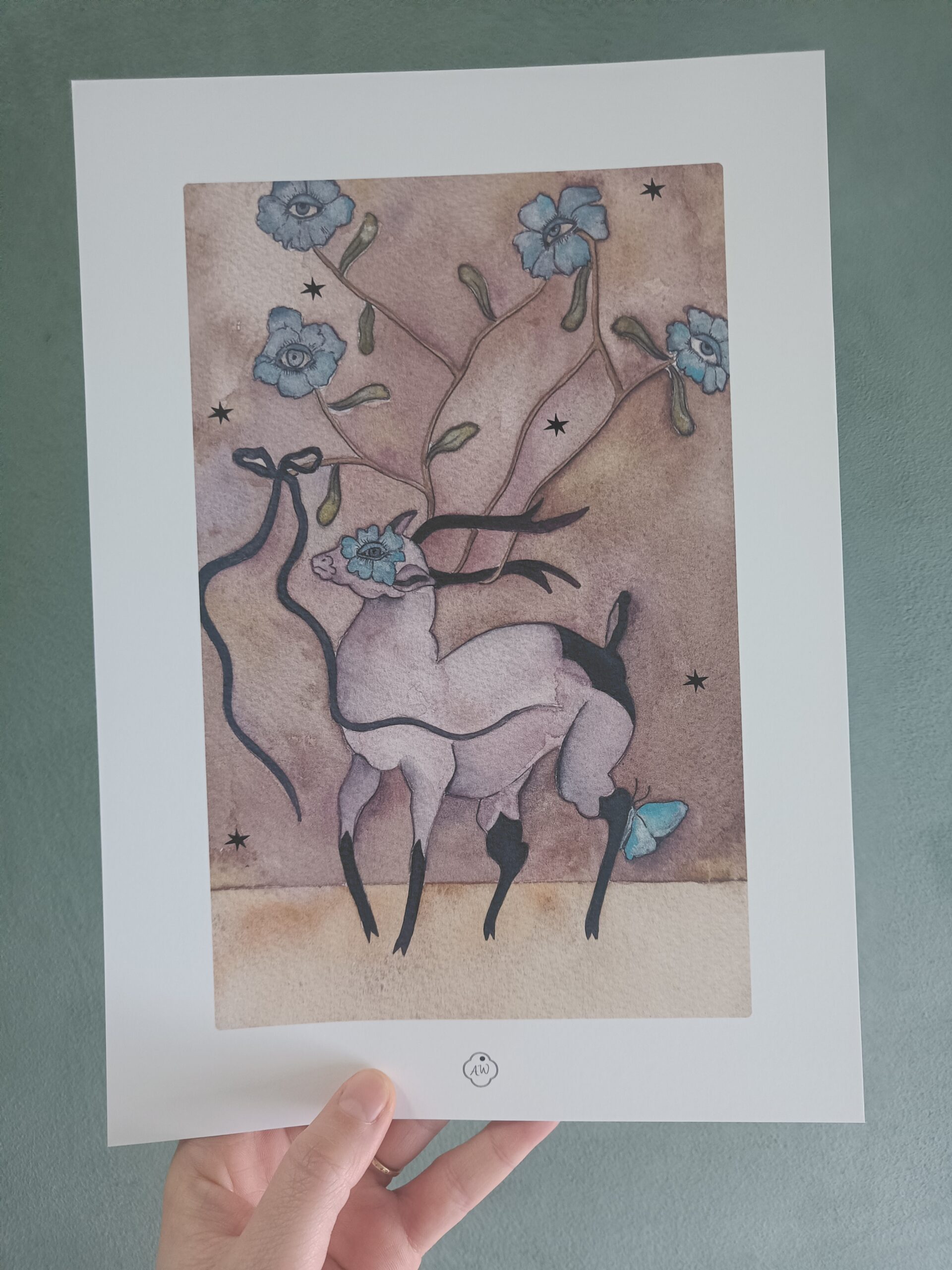 ambre watteau yugen illustration cerf