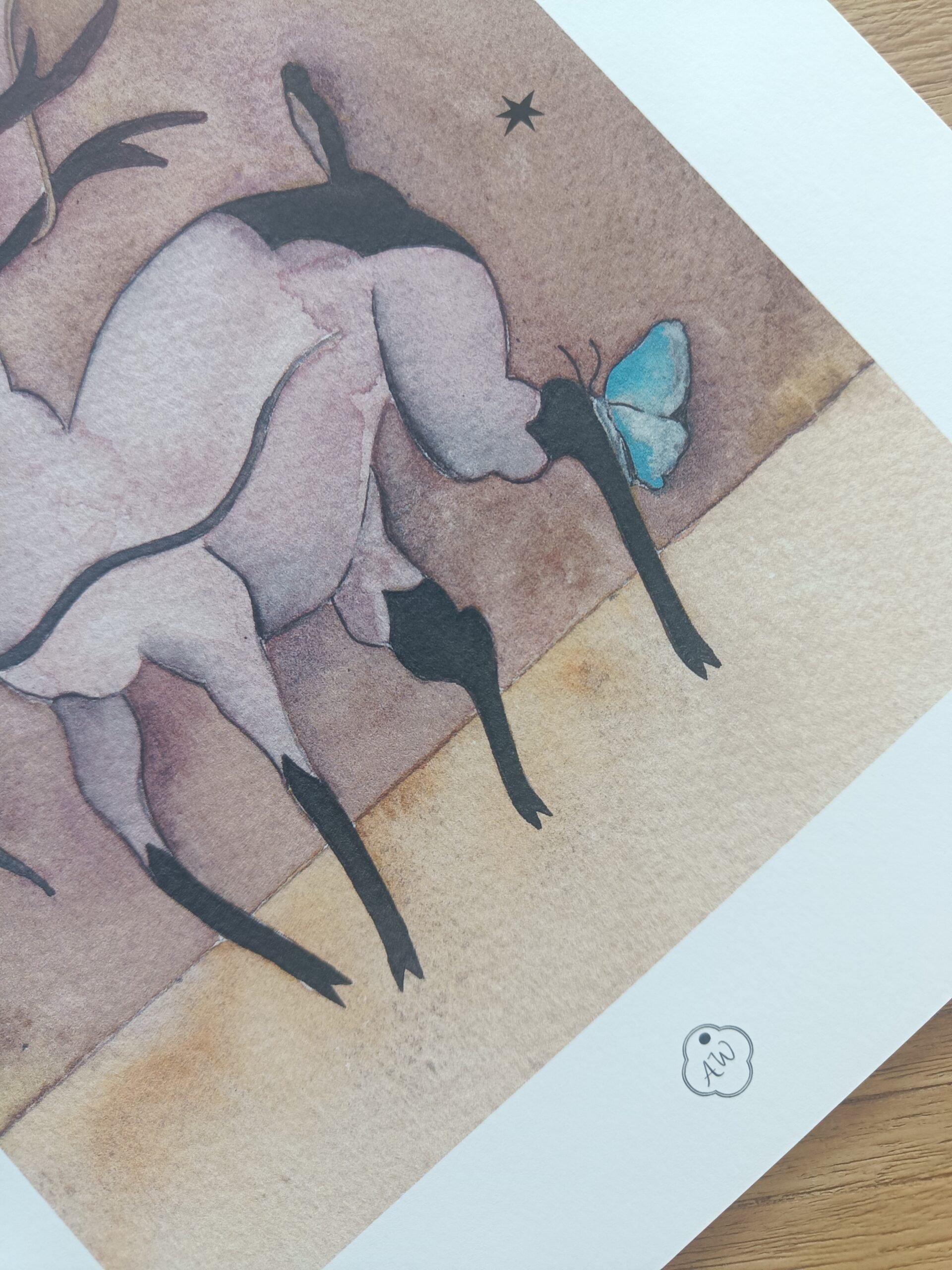 ambre watteau yugen illustration cerf