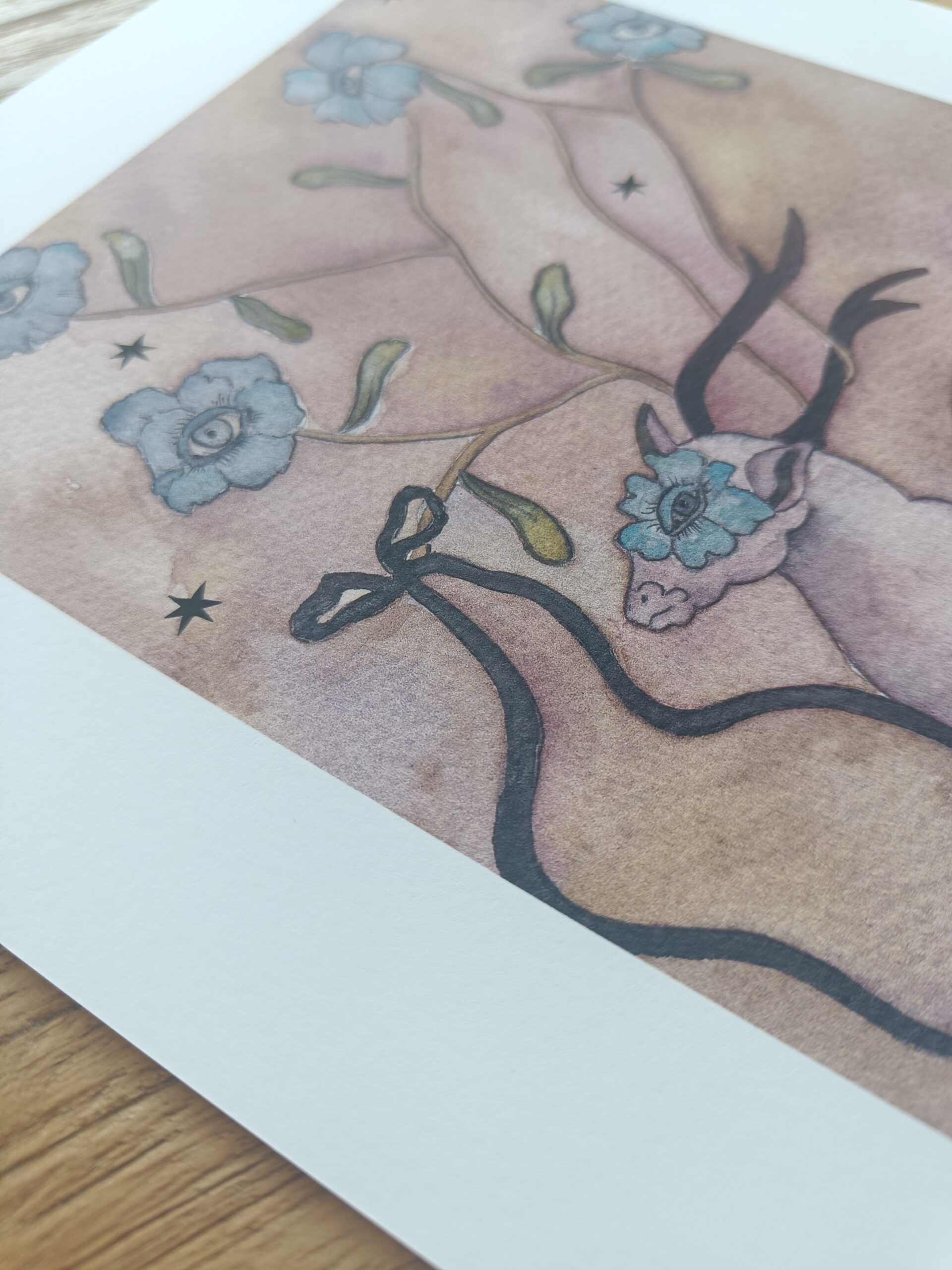 ambre watteau yugen illustration cerf